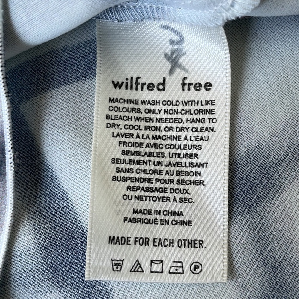 VGC Wilfred Free Black / White Cropped Tank - Size XS - Picture 4 of 5